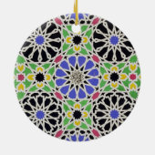 Mozaïekschilderij in de kleedkamer van de sultan keramisch ornament (Achterkant)