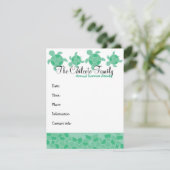 Mozaïekschildpadden Kaart (Staand voorkant)