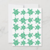 Mozaïekschildpadden Kaart (Achterkant)