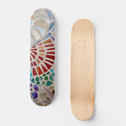 Mozaïekskateboard Persoonlijk Skateboard (Voorkant)