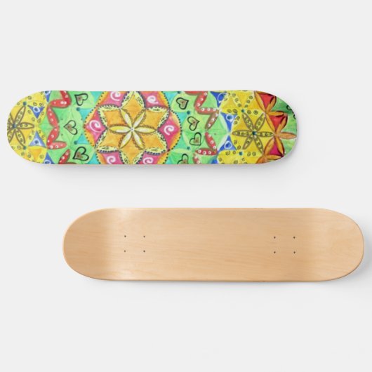 Mozaïekskateboard Persoonlijk Skateboard (Horizontaal)