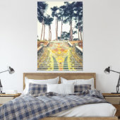 mozaïekstairs canvas afdruk (Insitu (Slaapkamer))