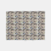 mozaïeksteen boeddhas Thunder_Cove Fleece Deken (Voorkant (Horizontaal))