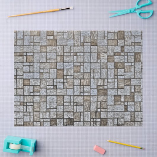 mozaïeksteentissuepapier tissuepapier (Craft)