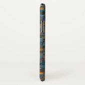 Mozaïekstenen in Blue en Gold iPhone / iPad case (Achterkant / rechts)