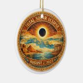 Mozaïekstijl 2027 Eclips Keramisch Ornament (Rechts)
