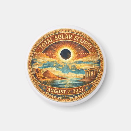 Mozaïekstijl 2027 Eclips Magneet (Voorkant)