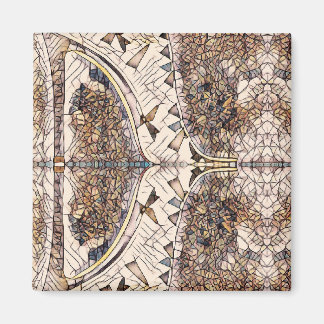 Mozaïekstijl Stiletto-schoelontwerp Magneet