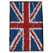 Mozaïekstijl Uniefoto vlag Medium Cadeauzakje (Voorkant)