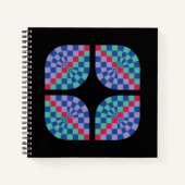 Mozaïekstraling Tegels Notitieboek (Voorkant)