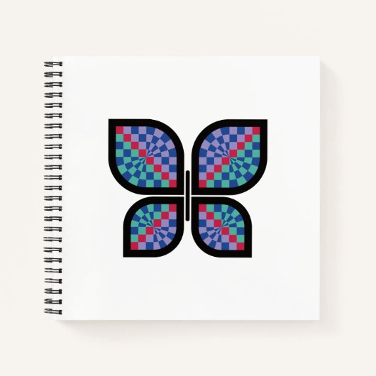 mozaïekstralingsvlinder notitieboek (Voorkant)