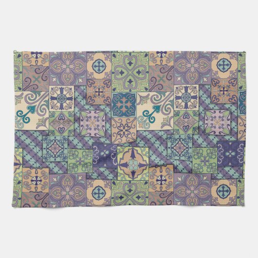  mozaïektalavera-siermiddel theedoek (Horizontaal)