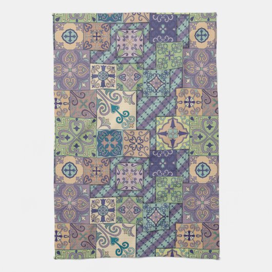  mozaïektalavera-siermiddel theedoek (Verticaal)