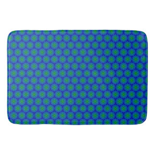 MozaïekTegel Blauw en Groene Bath Mat