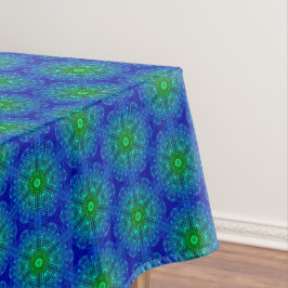 MozaïekTegel Blue en Green Tablecloth Tafelkleed