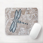 mozaïektegelkunst van een libellen muismat (Met muis)