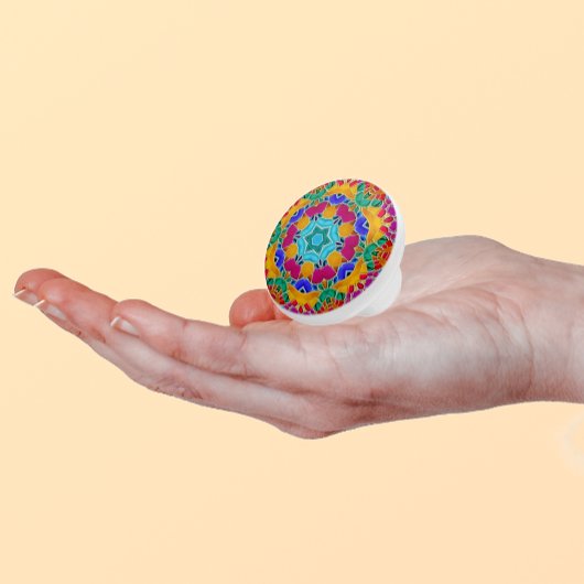 MozaïekTegels  Floral - Boho Chic Keramische Knop