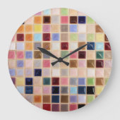 mozaïektegels grote klok (Voorkant)