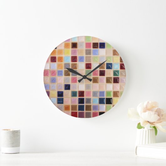  mozaïektegels grote klok (Huis)