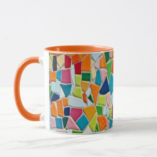 mozaïektegels koffiekop mok (Links)