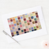  mozaïektegels rechthoekige sticker (Envelop)