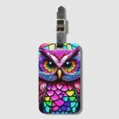 mozaïekuil bagagelabel (Voorkant (verticaal))