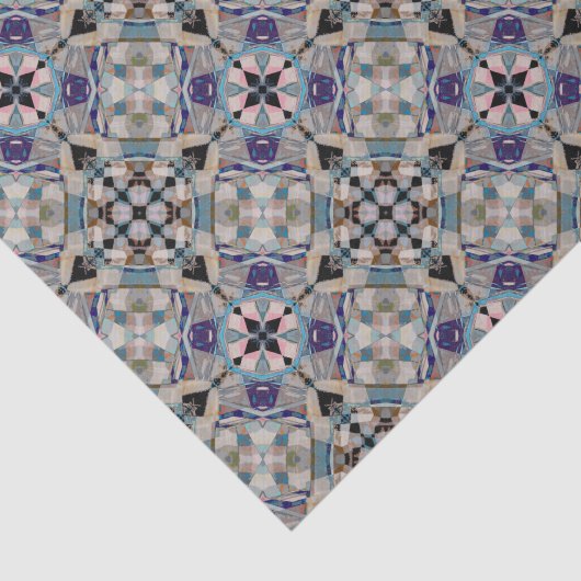 mozaïekvensterkleuren voor Glazen in lood Tissuepapier (Detail)