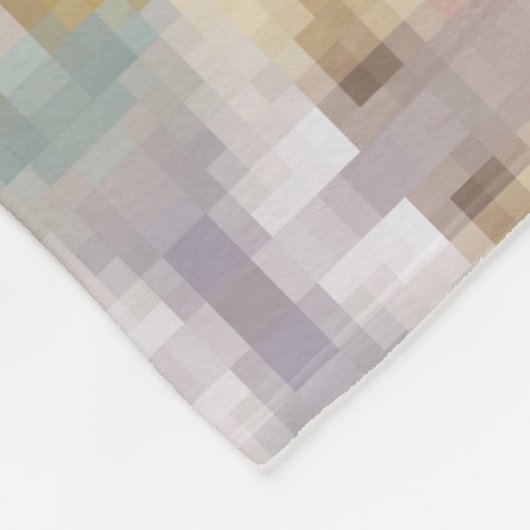 Mozaïekversiering Fleece Deken (Hoek)