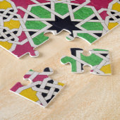 Mozaïekversiering in het zuiden van de rechtbank legpuzzel (Zijkant)