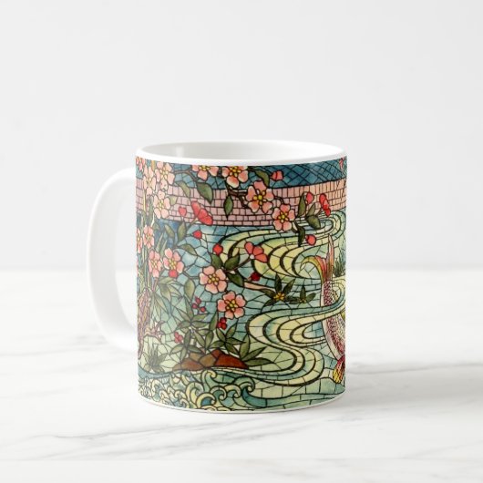 Mozaïekvis Koffiemok (Voorkant links)