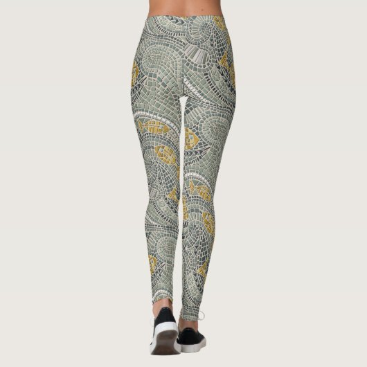 mozaïekvis leggings (Achterkant)