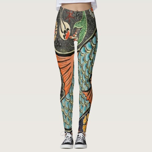 Mozaïekvis Leggings (Voorkant)