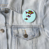 mozaïekvis ronde button 5,7 cm (In situ)