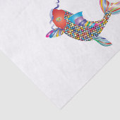 Mozaïekvis Tissuepapier (Detail)