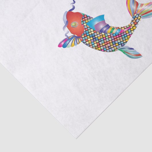 Mozaïekvis Tissuepapier (Detail)