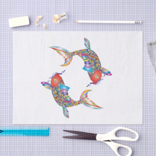 Mozaïekvis Tissuepapier (Craft)