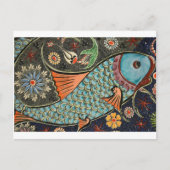 Mozaïekvishaar Briefkaart (Voorkant)