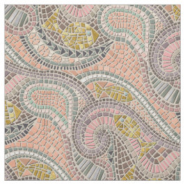 mozaïekvispastel stof