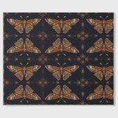 mozaïekvlinder cadeaupapier (Vlak)