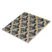 Mozaïekwand, Hassan II Mosque-Casablanca Tegeltje (Zijkant)