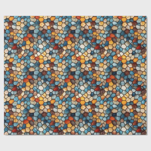 Mozaïekwandelpapier Cadeaupapier (Vlak)