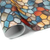 Mozaïekwandelpapier Cadeaupapier (Rol Hoek)