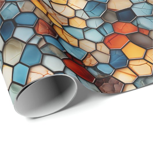 Mozaïekwandelpapier Cadeaupapier (Rol Hoek)