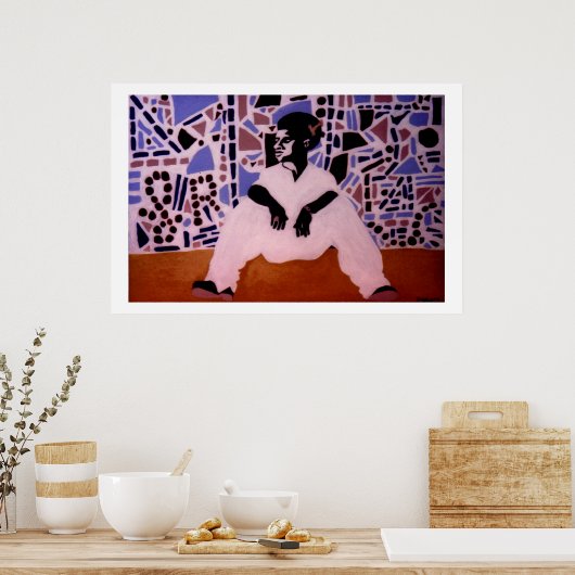 MozaïekwandPoster Poster (Keuken)