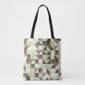 mozaïekweide tote bag (Voorkant)