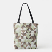 mozaïekweide tote bag (Achterkant)