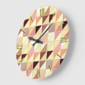 Mozaïsche Tegels - geel, goud en aardse tinten Grote Klok (Hoek)