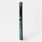 Mozaïsche Tegels van Blauw en Groen Case-Mate iPhone Case (Achterkant/links)