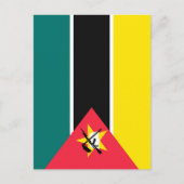 Mozambikaanse vlag briefkaart (Voorkant)