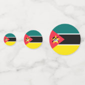 Mozambikaanse vlag confetti (Voorkanten)